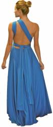 Multi Way Ocean Blue Jersey Maxi Dress SALE